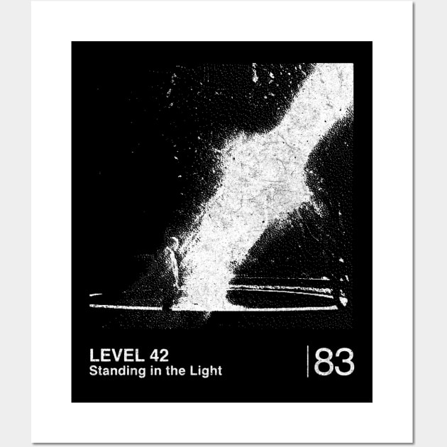 Level 42 - Standing In The Light  / Minimalist Graphic Artwork Design Wall Art by saudade